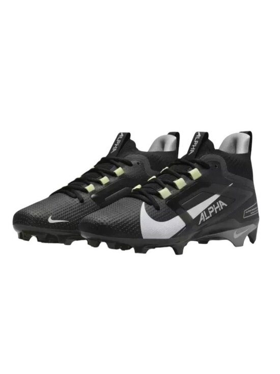 Nike Alpha‎ Menace 4 Elite Football Cleat Black/Smoke FD7036-001 Men\'s 9.5 NEW main image 4